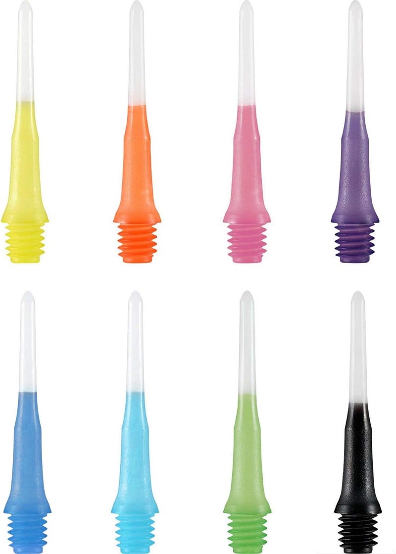 Dart Tips: Original Lippoint - Soft Tip Dart Points - 2BA Thread - Regular Length - 2 Tone Blue