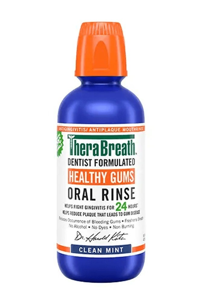 TheraBreath Healthy Gum Clean Mint Refreshing Mouthwash