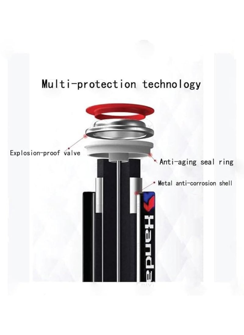 HANDA - 4-Pack AAA Battery Alkaline High-Performance Batteries 1.5 Volt - Image 1