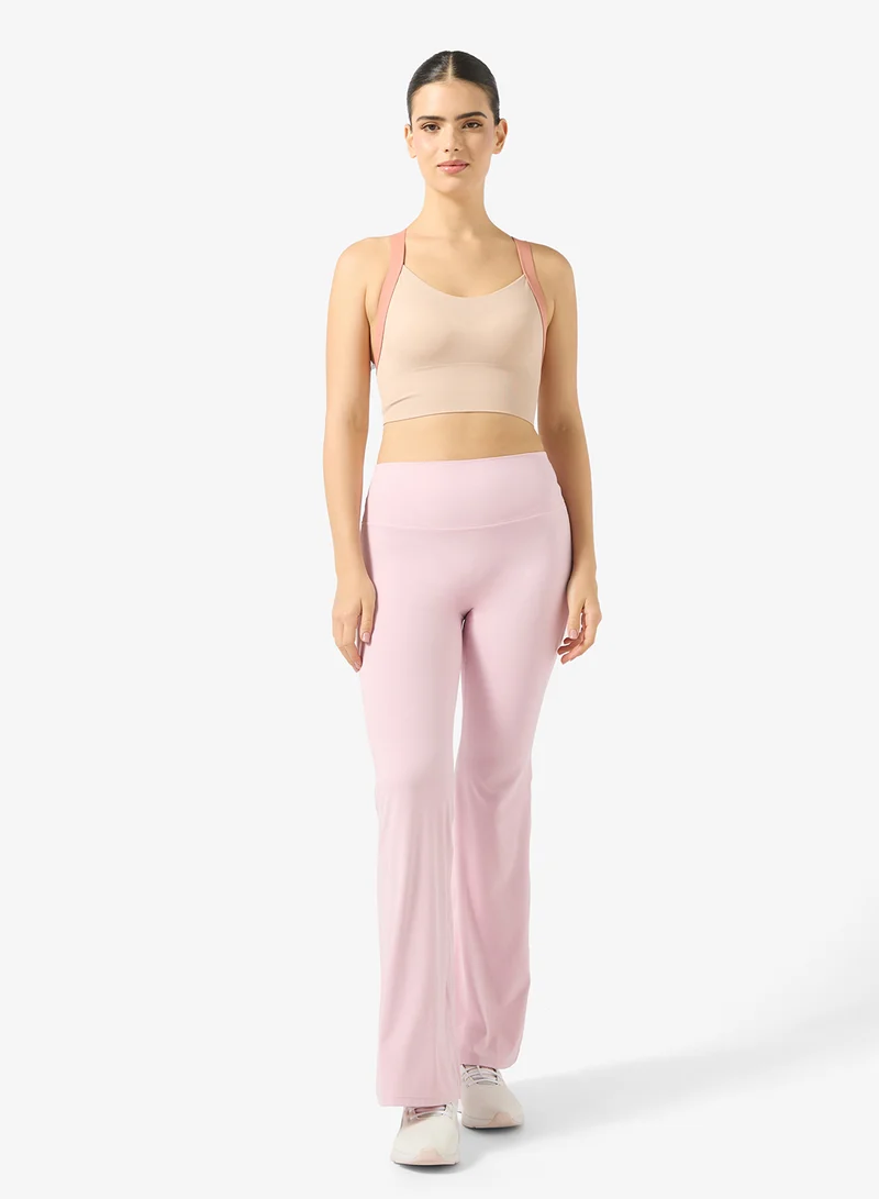FRWD Contrast Trim Sports Bra with Back Clasp