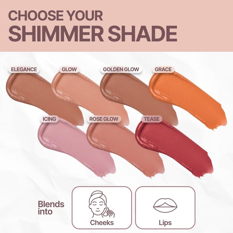 Daniel Sandler WATERCOLOUR LIQUID ILLUMINATOR 'GOLDEN GLOW' 15ml â€“ Liquid Shimmer Makeup, Highlighter â€“ Oil-Free, Lightweight, Buildable & Long-Lasting for Cheeks, Lips - Image 3