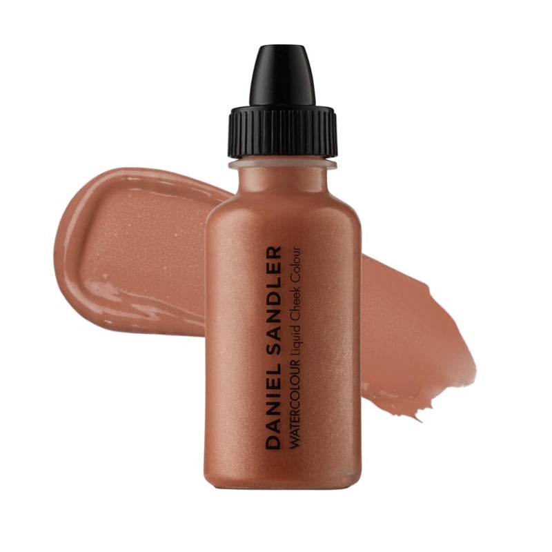 Daniel Sandler WATERCOLOUR LIQUID ILLUMINATOR 'GOLDEN GLOW' 15ml â€“ Liquid Shimmer Makeup, Highlighter â€“ Oil-Free, Lightweight, Buildable & Long-Lasting for Cheeks, Lips - Image 1
