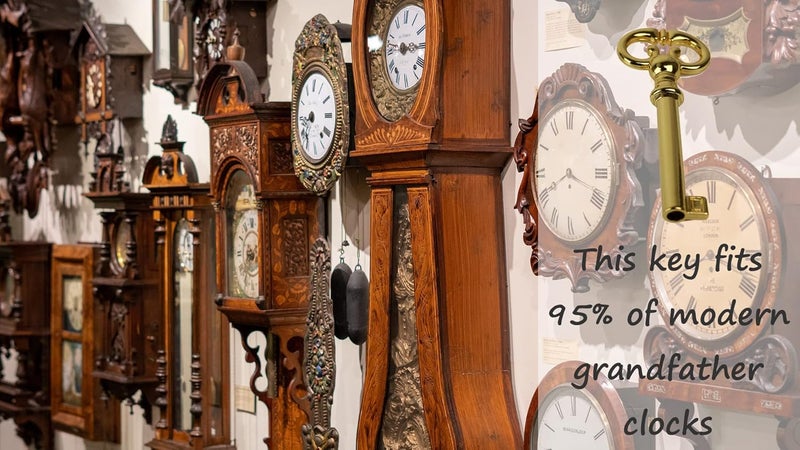 JIOTAR Grandfather Clock Door Key Works with Most Clocks Made Before 2004，for Ridgeway, Sligh, Emporer, Pearl, Seth Thomas, Trend - Image 4