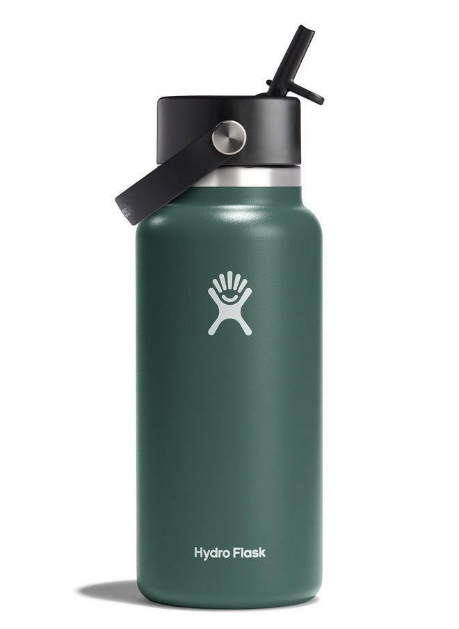 Hydro Flask Flask Wide Flex Straw Cap Fir 32 Oz  - Image 1