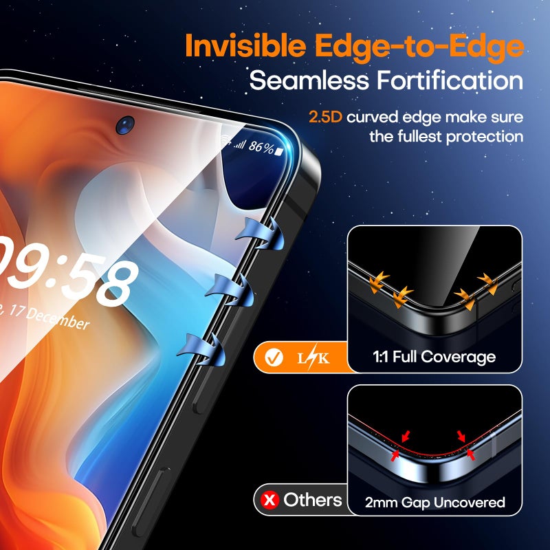 LK LϟK [2 Pack] for Samsung Galaxy S25 Plus Screen Protector - Image 5