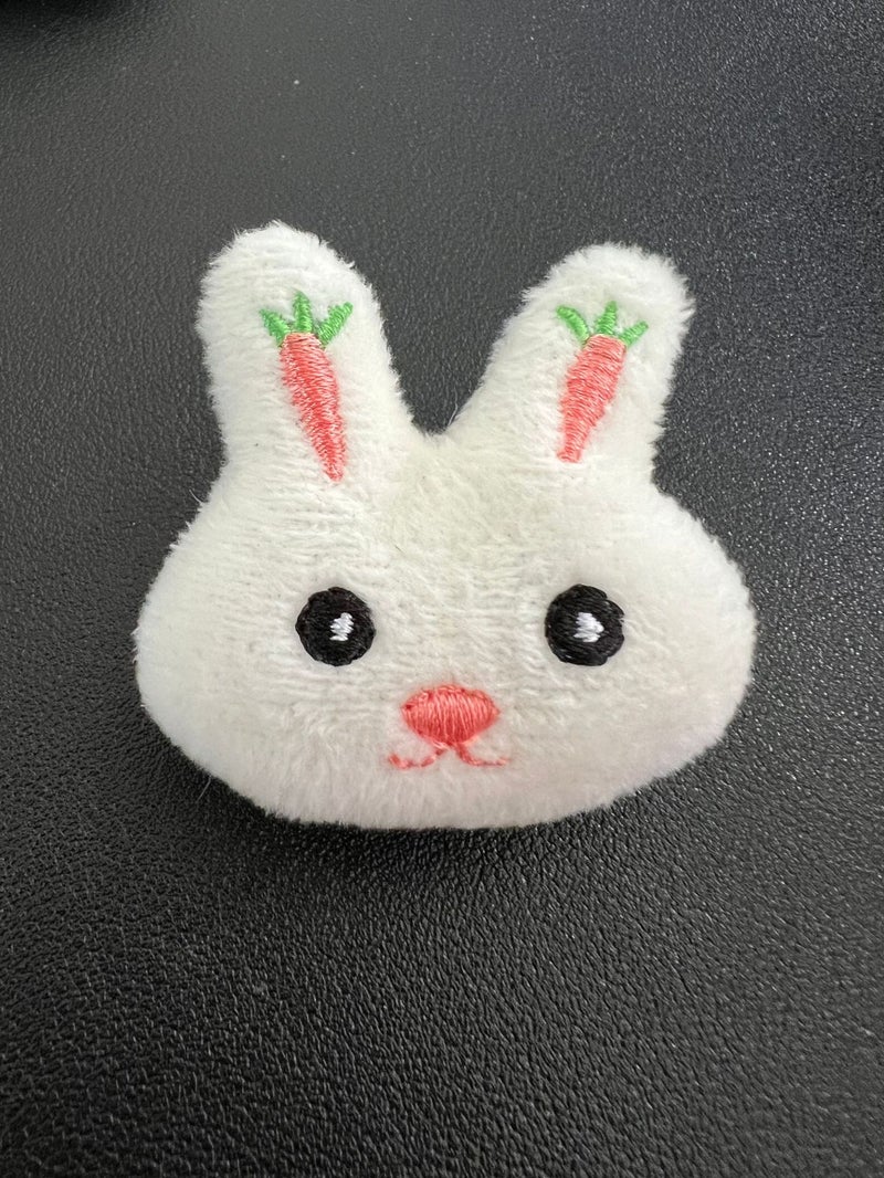 Korean Cute Girl Crossbody Mini Bag with Harajuku Alphabet Canvas Rabbit pendant