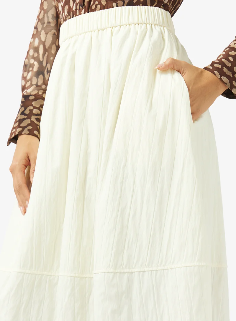 Khizana  Box Pleat Skirt for Women | Best Price UAE