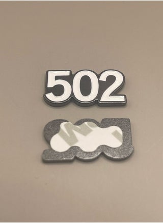 Metal Sticker – Code 502