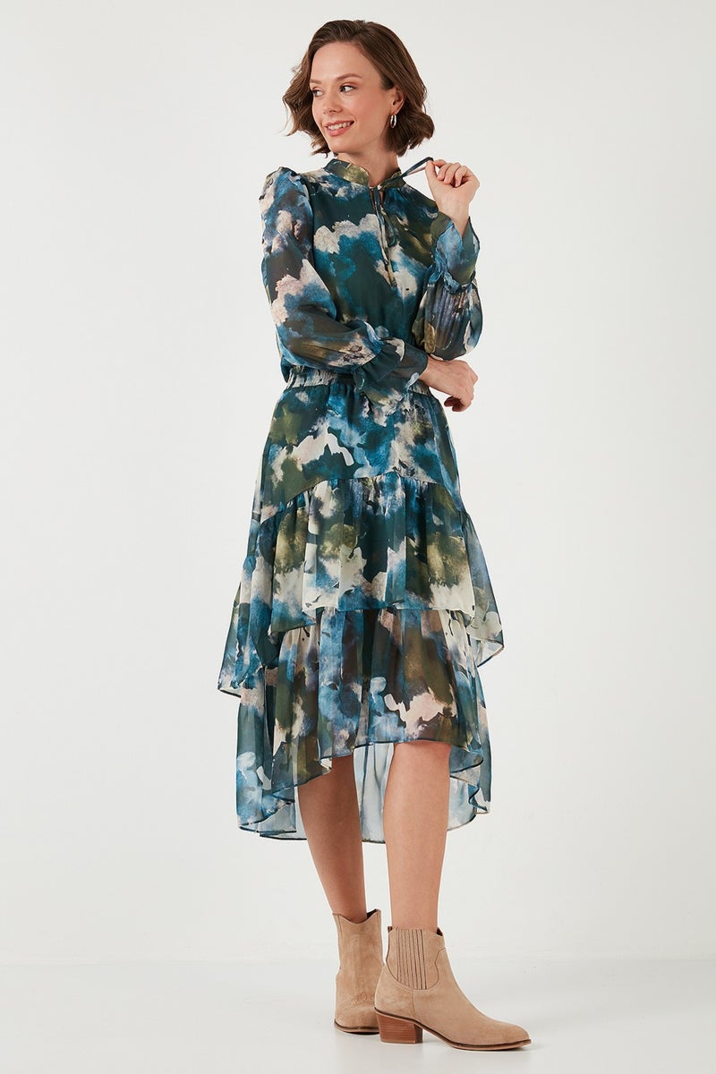Lela Abstract Print Dress  - Image 5