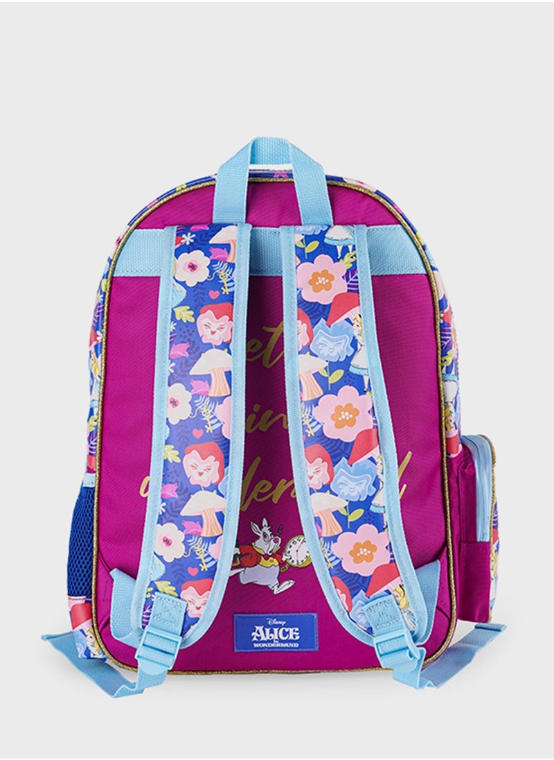 Disney - Disney Alice In Wonderland Back To School Backpack - Image 1