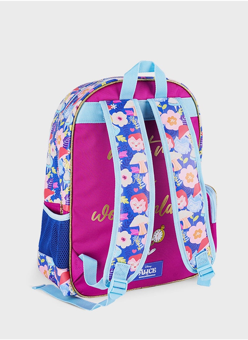 Disney - Disney Alice In Wonderland Back To School Backpack - Image 1