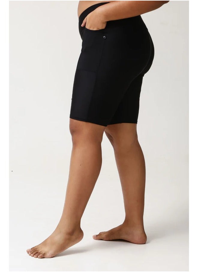 Vicino Women's Wide Swim Shorts Above the Knee from Vicino – High Waist & Sun Protection – Lycra – Multiple Sizes & Colors  - Image 2