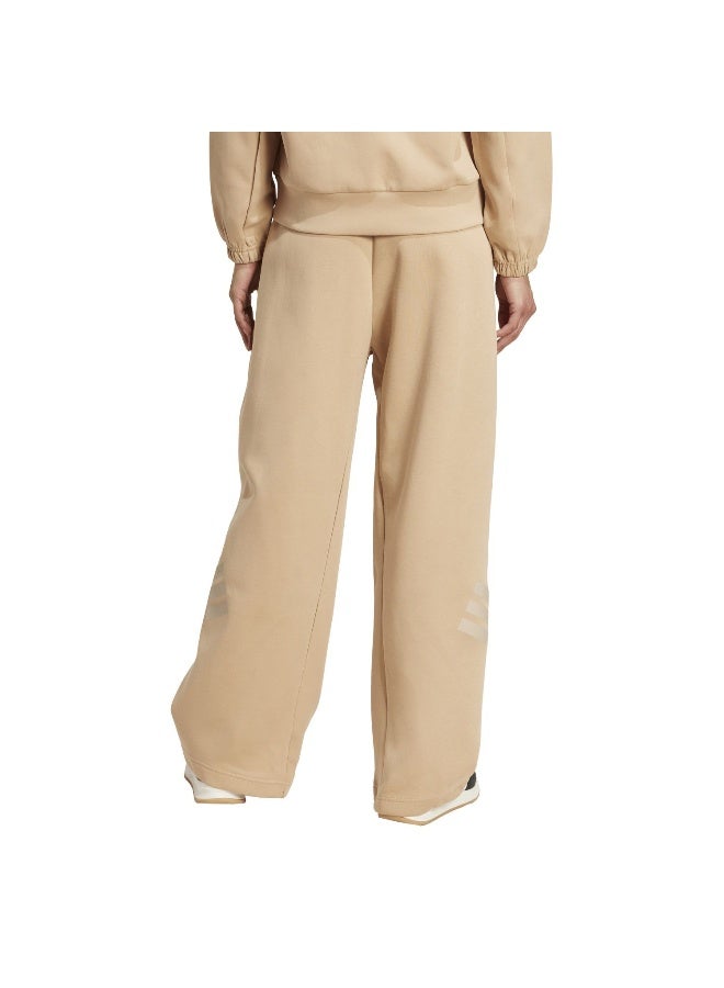 Adidas W Fi 3S Oh Pt Brown Training Pants For Women XS - Image 3