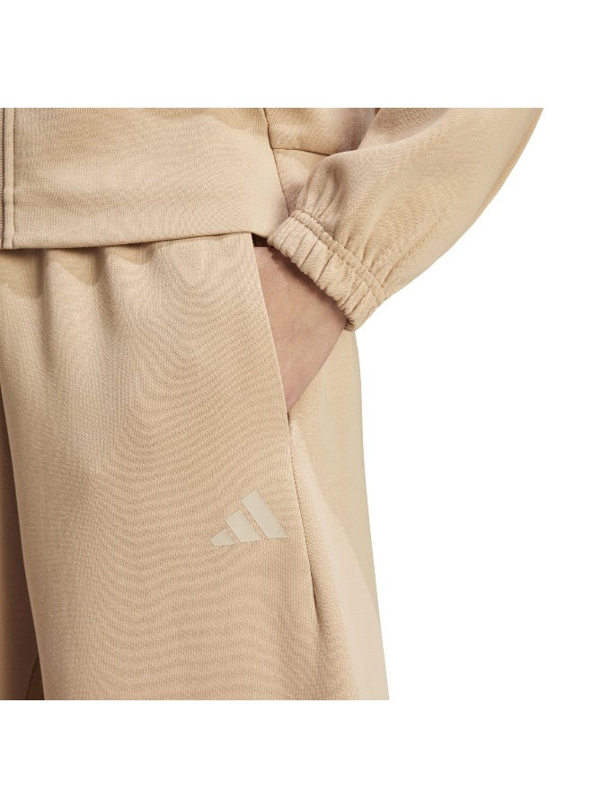 Adidas W Fi 3S Oh Pt Brown Training Pants For Women XS - Image 5