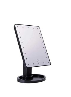 Generic primo LED Square Multi-Function Makeup Mirror Black 