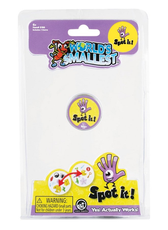 Worlds Smallest World's Smallest Spot It Card Game