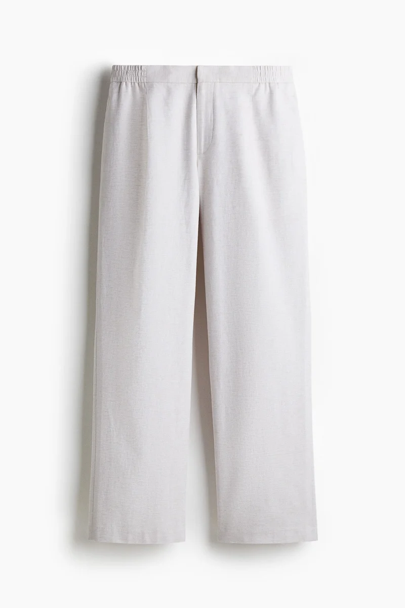 H&M Relaxed Fit Linen-blend trousers
