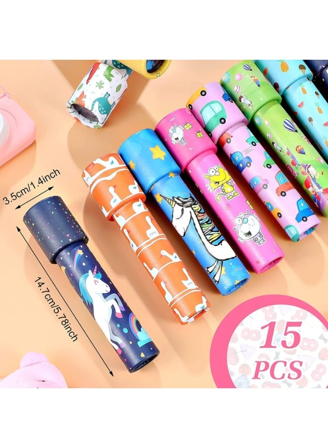 NYVIO 12PCS Kaleidoscope Toy Set, Random Colors | Educational Science Telescope for Kids | Party Favors, Birthday Return Gifts, Goodie Bag Fillers, Classroom Rewards for Boys & Girls - Image 2