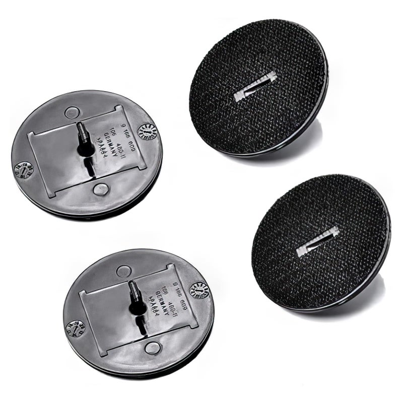 OTUAYAUTO 4PCS Floor Mat Fastener - Replacement for BMW Carmats Fixation Clips with T-Hook Anchor for Velour Carpet - Image 1