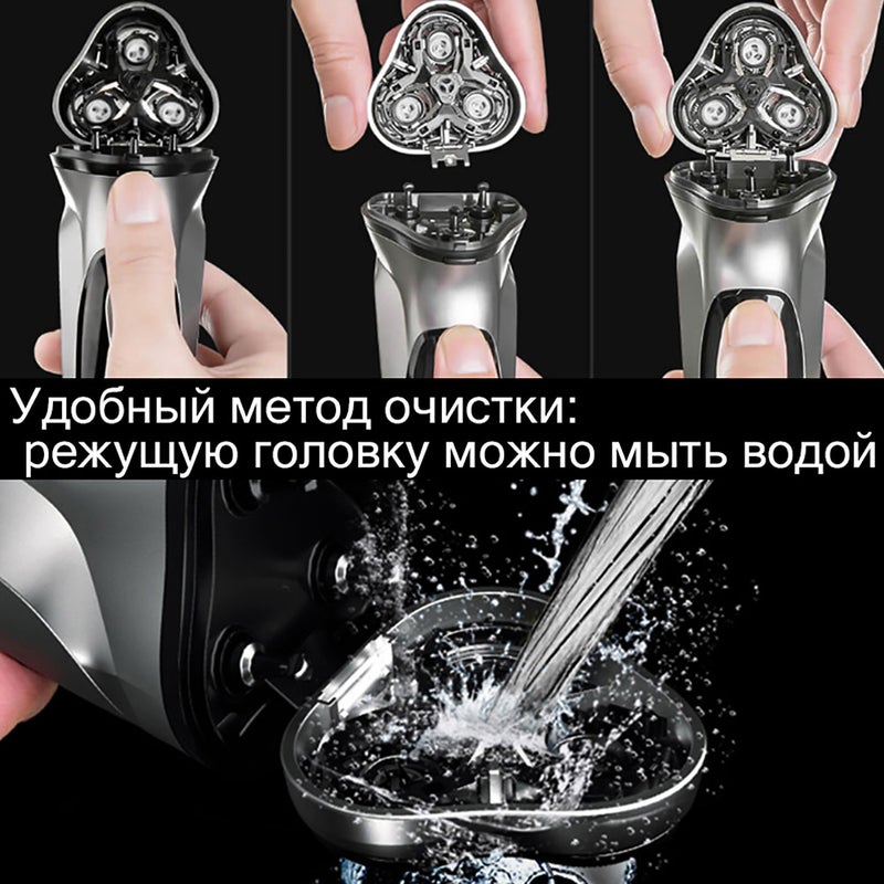 ENCHEN Blackstone3 Replacement Shaver Head Detachable Washable Electric Razer Head 3D Floating Head Accessory Only - Image 4