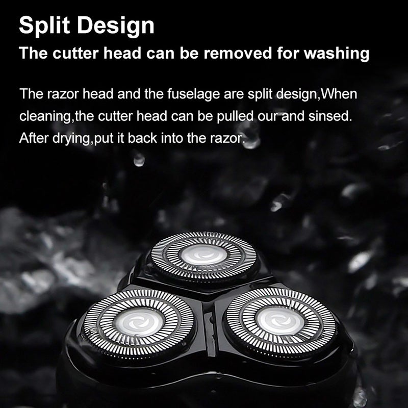 ENCHEN Blackstone3 Replacement Shaver Head Detachable Washable Electric Razer Head 3D Floating Head Accessory Only - Image 3