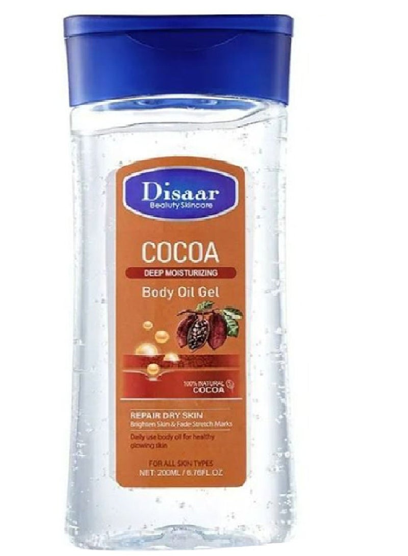 Disaar Disaar Deep Moisturizing Body Oil Gel with Cocoa - 200 ml  - Image 2