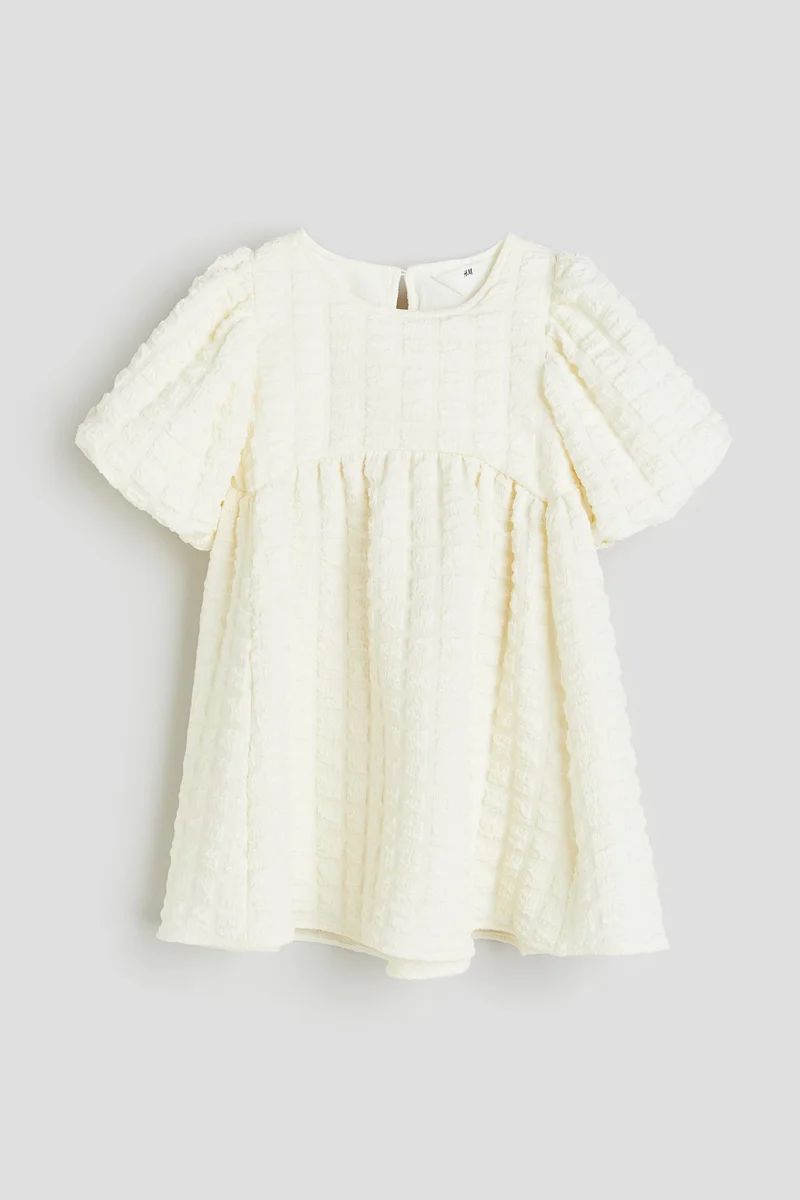 H&M Puff-sleeved dress