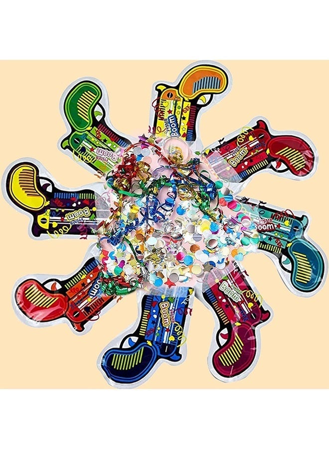 rocooart Handheld Automatic Inflatable Small Salute Cannon, Party Toy, Multicolor Confetti Ribbon, Safe Eco-Friendly Party Supplies, Weddings, Graduations, Parties and Celebrations - Color Randomly - Image 3