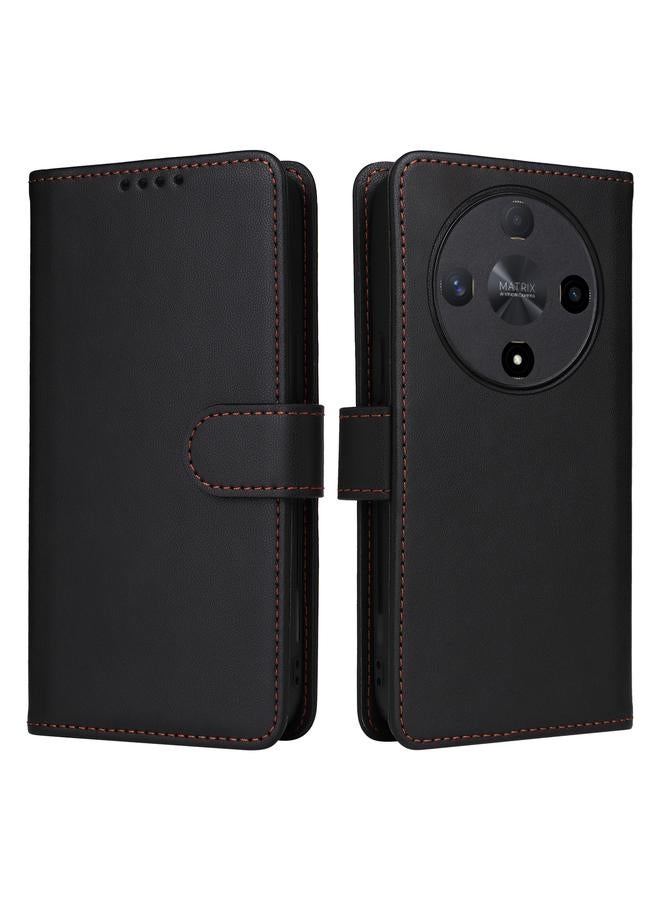 The Bros Case For Honor Magic6 Lite 5G BN-005 2 in 1 Detachable Imitate Genuine Leather Phone Case