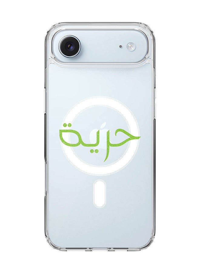 Stylizedd Classic Clear MagSafe Case for iPhone 17 Air , Hybrid Soft Case Flexible Edges Anti Drop TPU PC Gel Thin Transparent Cover [ Designed for iPhone 17 Air ] - Freedom