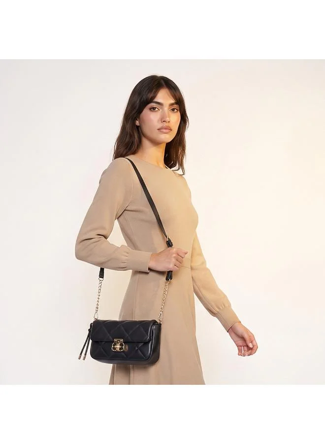 Sasha Sasha Quilted Crossbody Bag with Detachable Strap