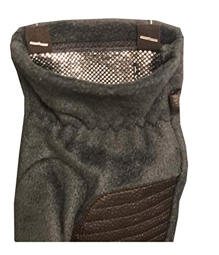 Columbia Men Agent Heat II Thermal Reflective Omni-Heat Fleece Winter Gloves (S, Black) - Image 2