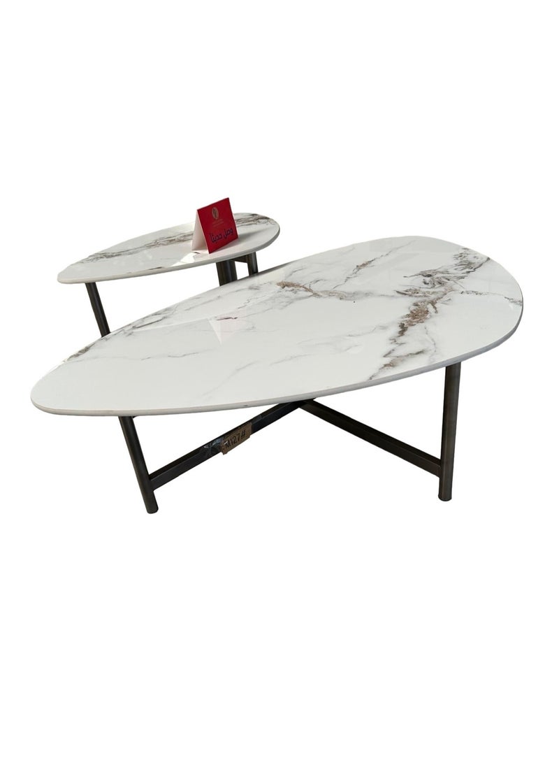 COFFEE TABLE SET OF 2 PCS BIG & SMALL - Image 3