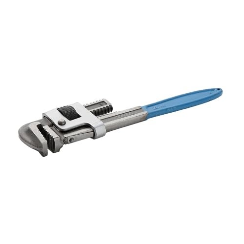 AGRICO TATA Stilson Type Pipe Wrench | Ideal for Construction & Heavy-Duty Applications for Industrial & Professional Use | Alloy Steel Wrench GREY & BLUE | Size -14Inch/350 mm – WRS004_NEW - Image 1