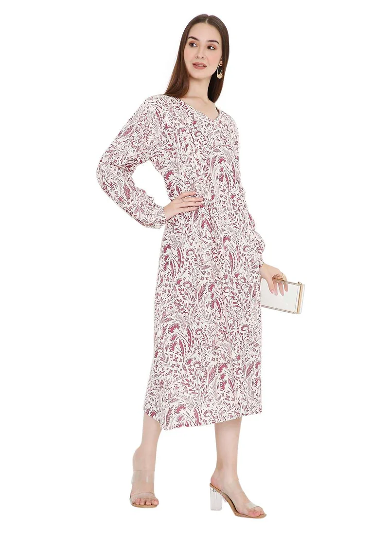 HANA & SARA HIGH QUALITY SHORT PRINTED FARASHA ARABIC KAFTAN JALABIYA DRESS
