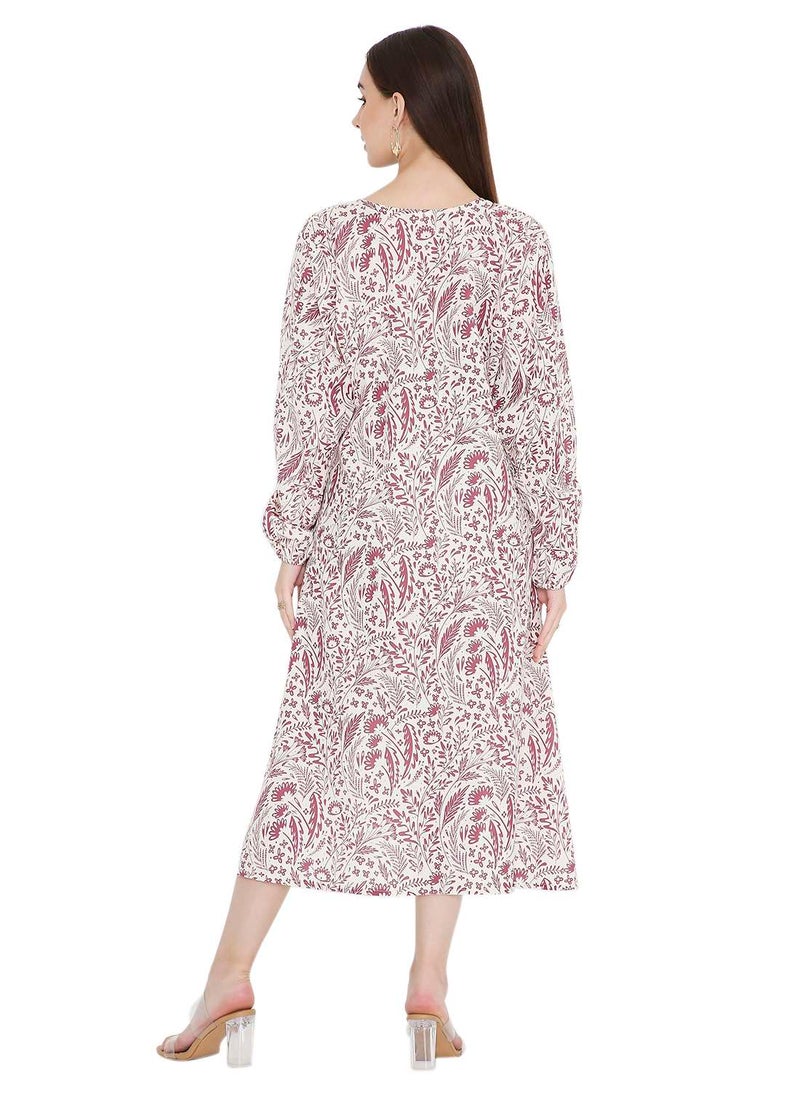 HANA & SARA HIGH QUALITY SHORT PRINTED FARASHA ARABIC KAFTAN JALABIYA DRESS  - Image 2