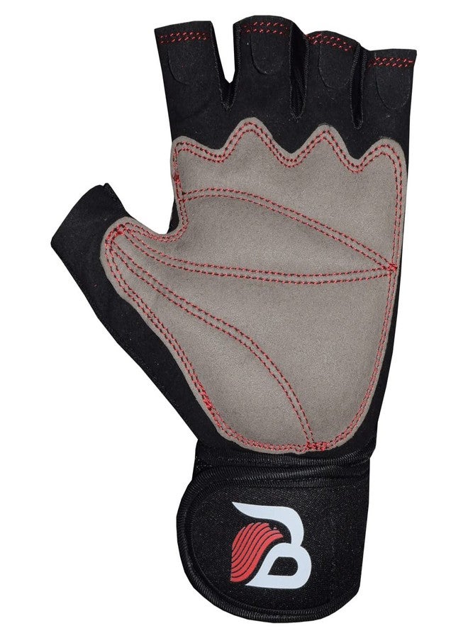 Babbler Oromo Gym Gloves, Fitness Gloves with Wrist Support (Medium) - Image 3