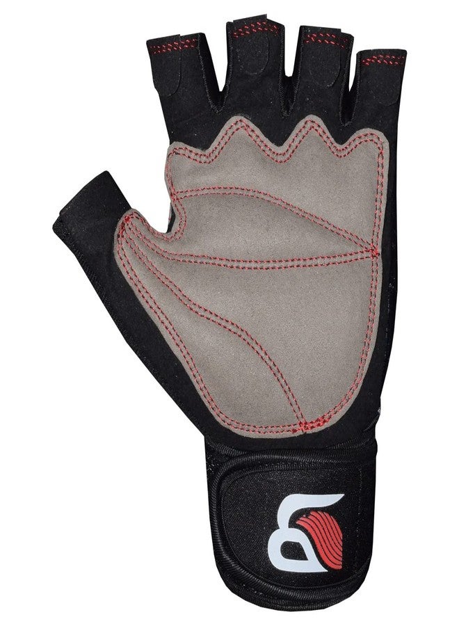 Babbler Oromo Gym Gloves, Fitness Gloves with Wrist Support (Medium) - Image 5