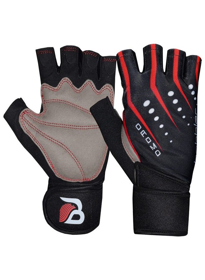 Babbler Oromo Gym Gloves, Fitness Gloves with Wrist Support (Medium) - Image 1