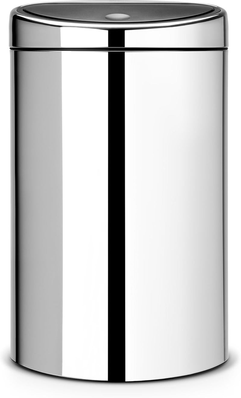 Brabantia Touch Bin® 40L Brilliant Steel - Image 1