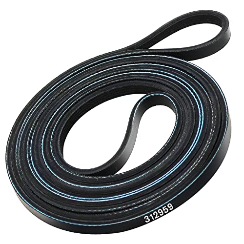 Blutoget Update WPY312959 (Y312959 312959) Dryer Belt by Blutoget - Fit for Whirlpool, May-tag Dryers- WPY312959VP maytag Dryer Belt Replace 3-12959, 3-14774, LB234, PS11757542, 6-3129590, 314774, 314774 WPY - Image 1