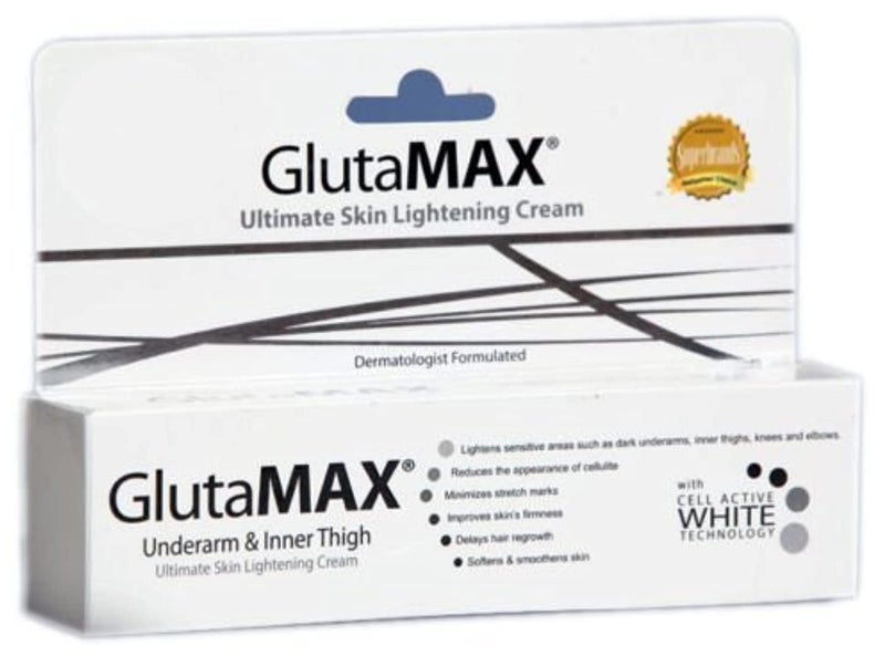 Glutamax Underarm and Inner Thigh Ultimate Skin Lightening Cream - 30gm - Image 1