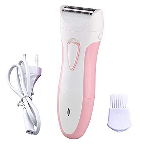 Dealsure Women's Rechargeable Double Razor Shaver for Under Arms, Bikini Line, Hands and Legs (White Pink Colour) - Image 5
