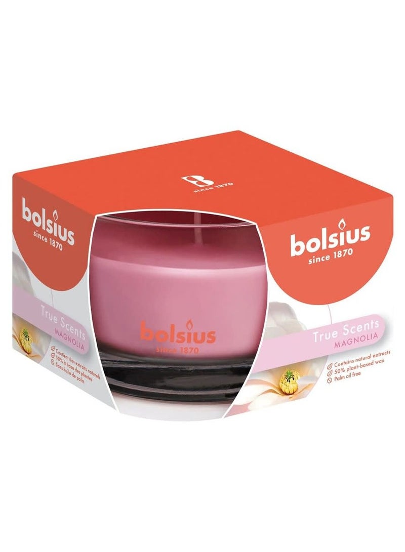 BOLSIUS True Scents Magnolia Candle In Glass - Image 1
