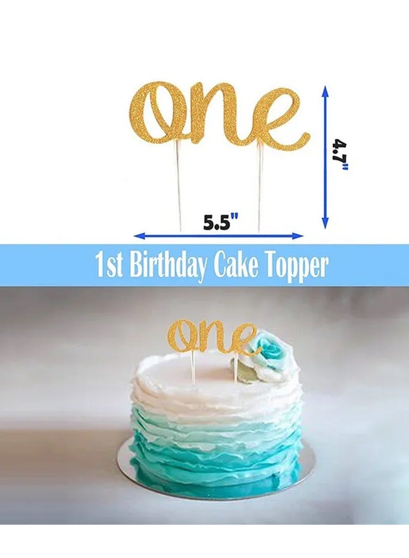 Brain Giggles Boy First Birthday Decoration Kit 10pcs - Image 5