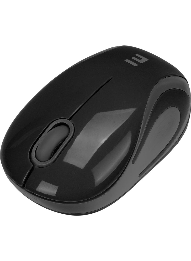 Everest SMW-555 USB Black 2.4ghz Optical Wireless Mouse  - Image 3