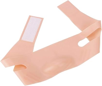 Sonew V Shaped Slimming Face Mask Silicone Double Chin Reducer Facial Slimming Lifting Strap Thin Face Bandages for Women - Image 1