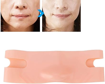 Sonew V Shaped Slimming Face Mask Silicone Double Chin Reducer Facial Slimming Lifting Strap Thin Face Bandages for Women - Image 5
