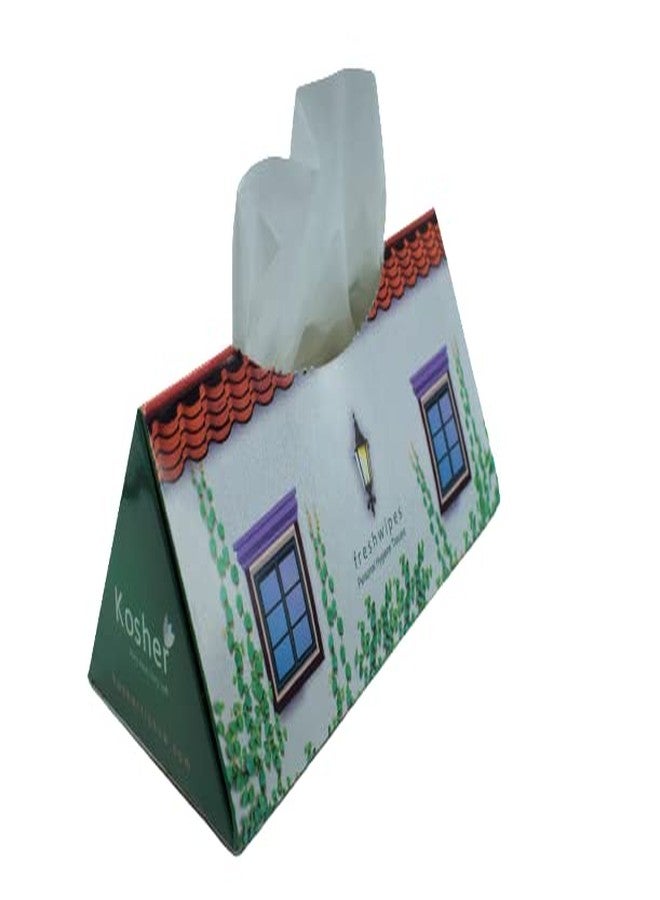 Kosher Castle Pyramid Facial Tissue Box, Pack of 5, 2 Ply, 50 Pulls Each - Image 2