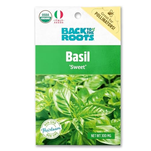 Back to the Roots بذور الريحان الحلو 100% عضوية من باك تو ذا روتس - Image 1
